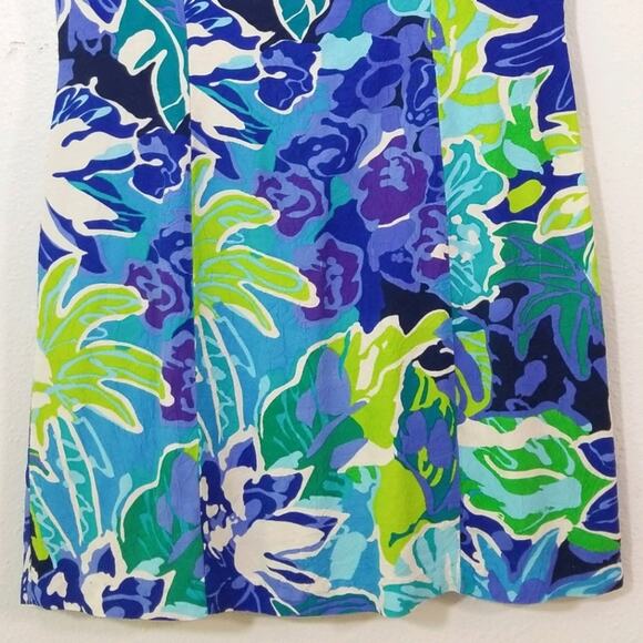Vintage 80s Hawaiian Hilo Hattie rayon mini dress - Picture 4 of 7